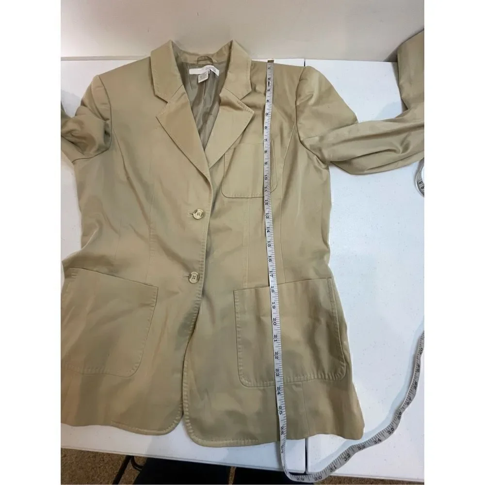 Marshall Fields women’s suit jacket tan size 10
